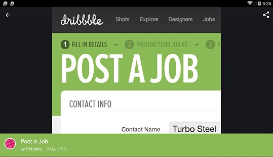 Rippple - A Dribbble client Screenshots 12