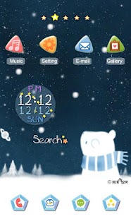 CUKI Theme Snowy Night