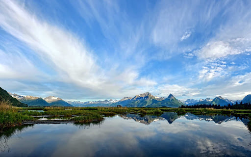 tide-pools-Valdez-Alaska - Cloud sprays and tide pools outside of Valdez, Alaska.