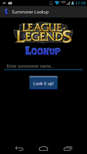 Summoner Lookup