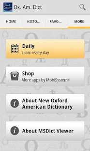 New Oxford American Dictionary - screenshot thumbnail
