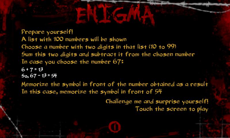 Enigma-amazing magic trick Screen 1