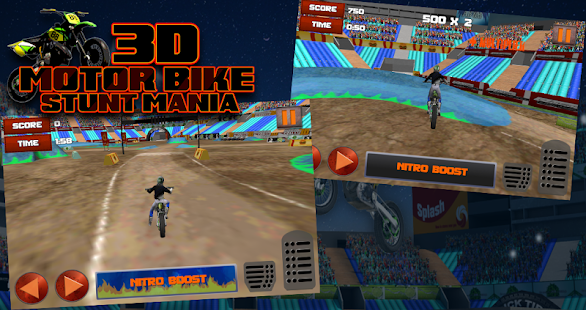   3D Motor Bike Stunt Mania- screenshot thumbnail   