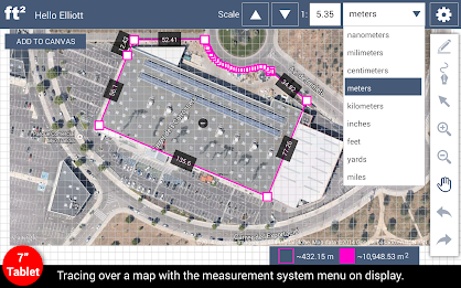 Area Calculator ✏️ Images - Maps - SketchAndCalc™ poster 1