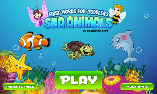 1st Toddler Words: Sea Animals