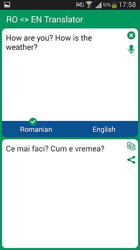 Romanian English Translator