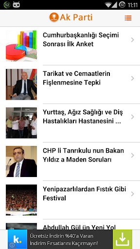 【免費新聞App】Ak Parti Haberleri-APP點子