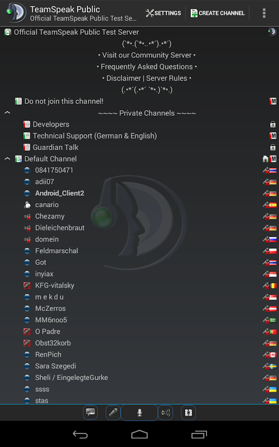 TeamSpeak 3 - screenshot