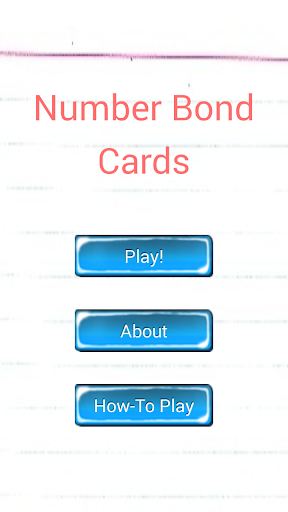 Number Bond Cards