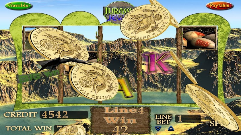 JURASSIC JEWEL SLOT MACHINE=== Screen 2