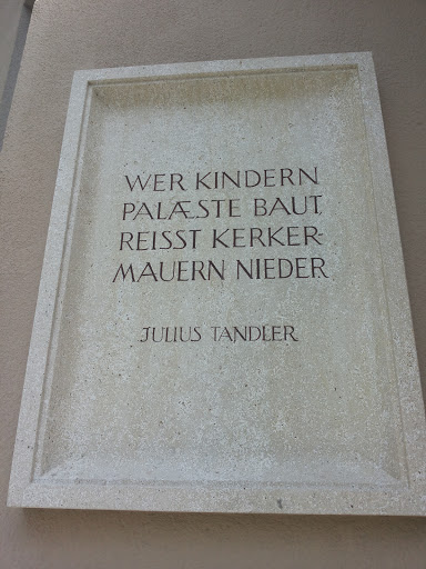 Julius Tandler Memorial Plate