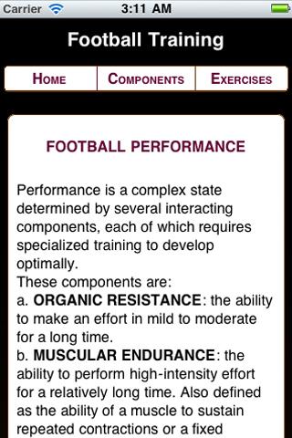 Football Training Screen 2