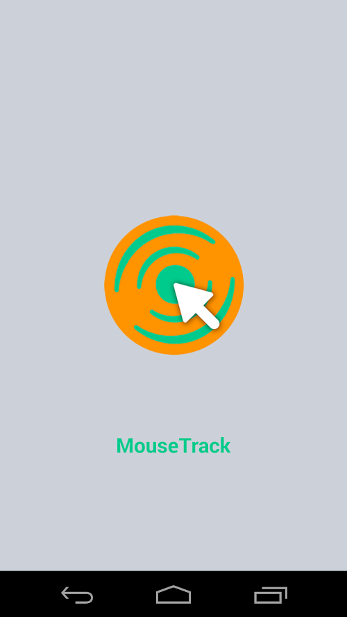 Android application MouseTrack screenshort