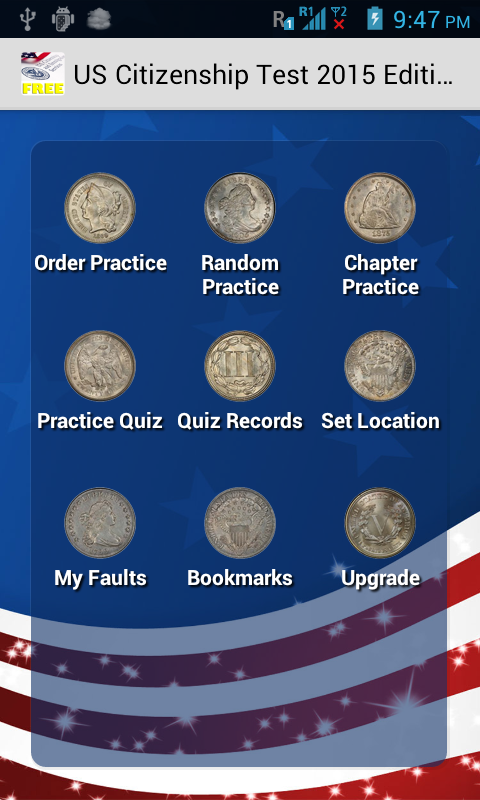 US Citizenship Test 2016 Free Screen 1