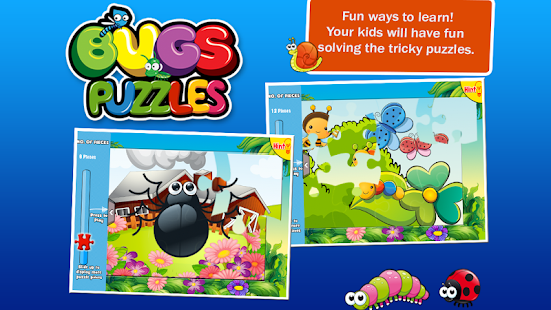Preschool Puzzles: Bugs Jigsaw Screenshots 5