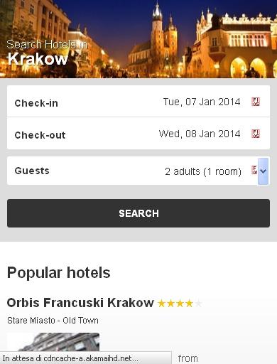 Krakow Hotel finder