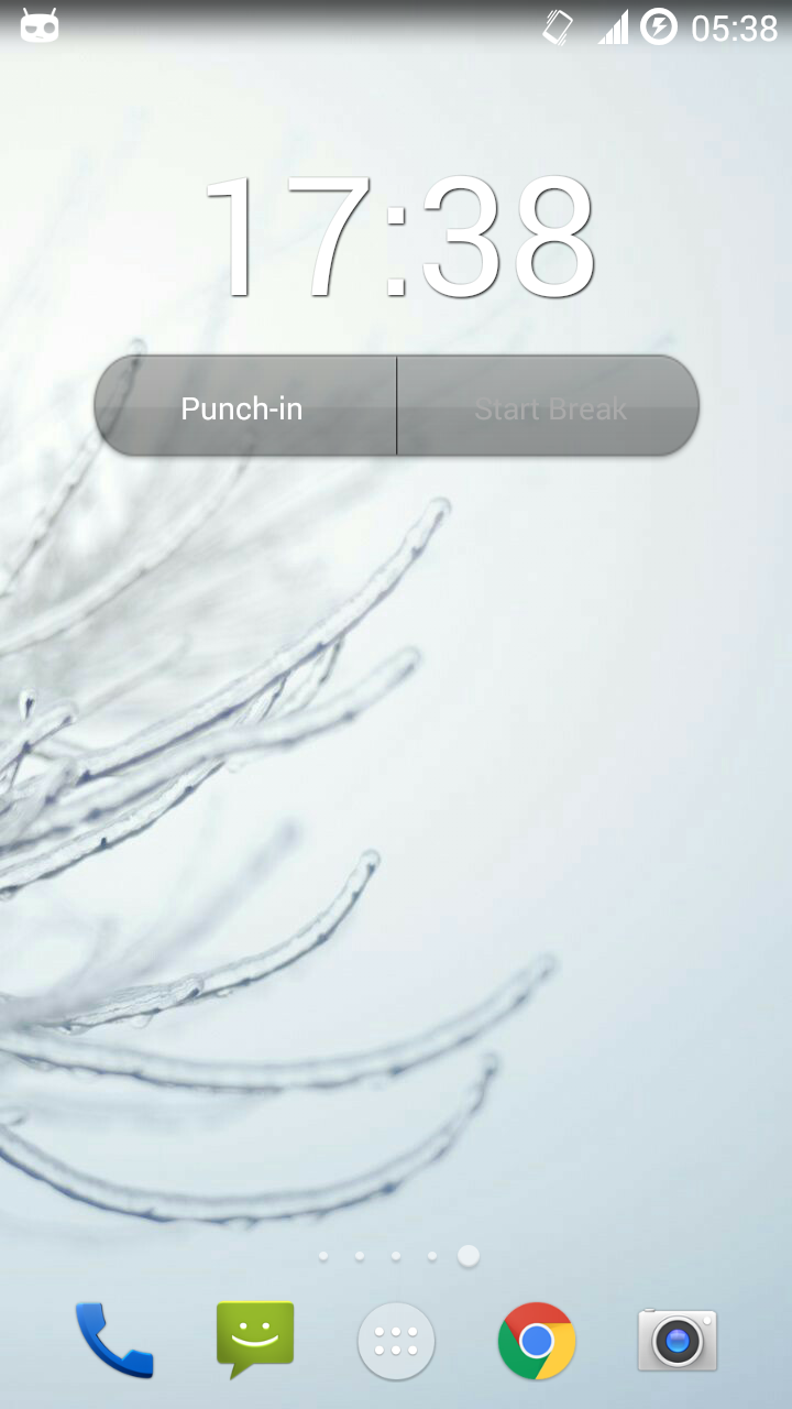 TimeTracker WorkClock+ Pro Screen 1
