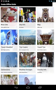 Android application Osaka Offline Travel Guide screenshot