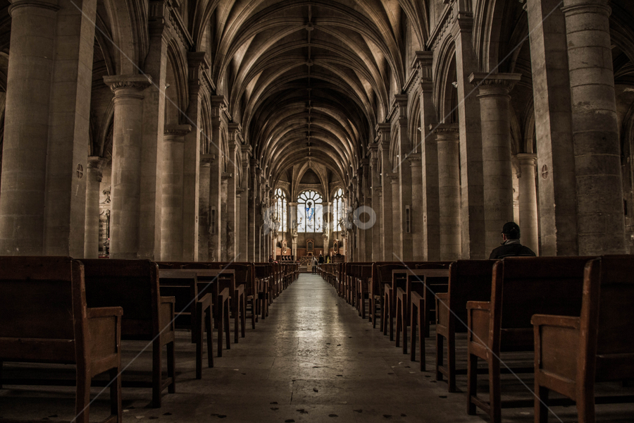 Le Havre Cathedral by Trevor Fairbank - Buildings & Architecture Places of Worship