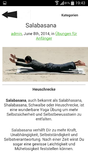 Yoga für Anfänger