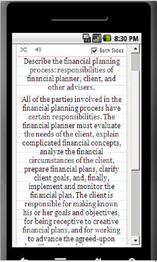 Cert Financial Planner CFP