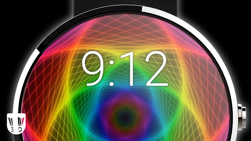 Color Lines Watch Face Screen 2