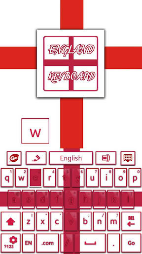 【免費個人化App】England Flag Go Keyboard-APP點子