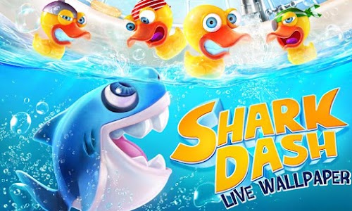 Android application Shark Dash Live Wallpaper screenshort