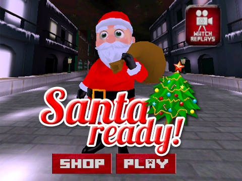 3D Santa Run Subway Rush