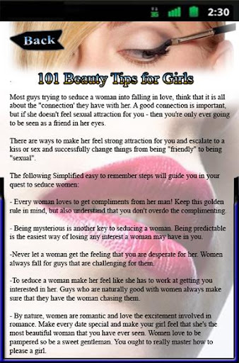 【免費生活App】101 Beauty Tips for Girls-APP點子