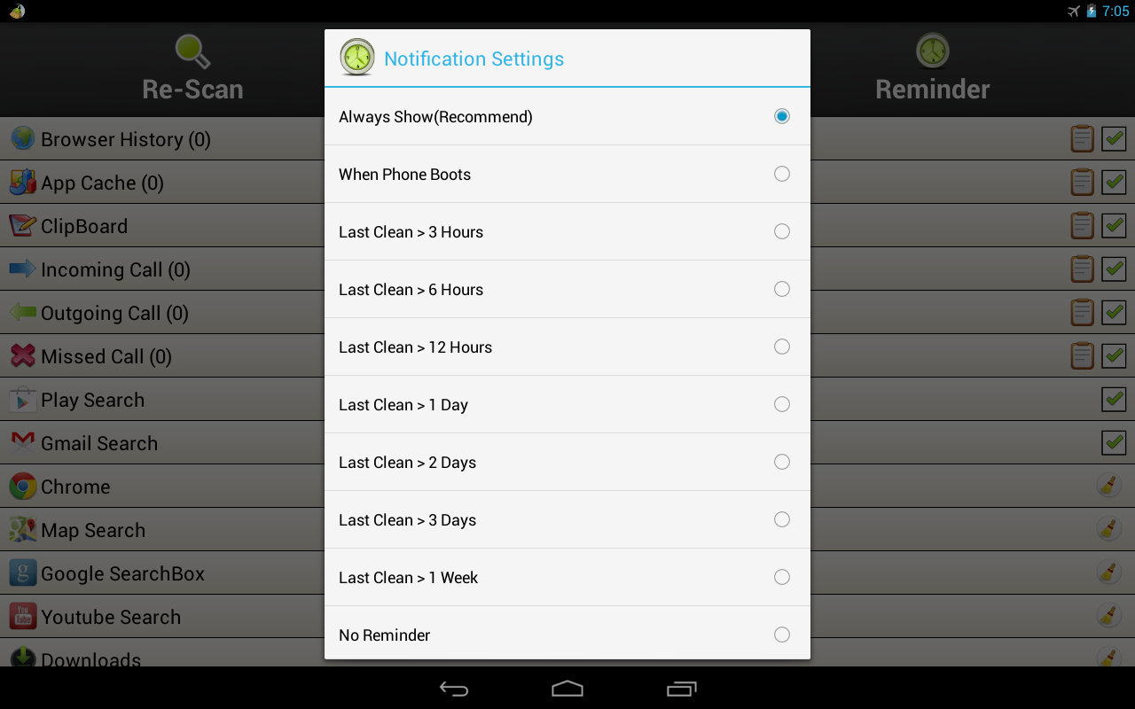 Easy History Cleaner Android