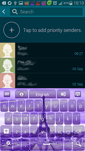 Paris Keyboard theme