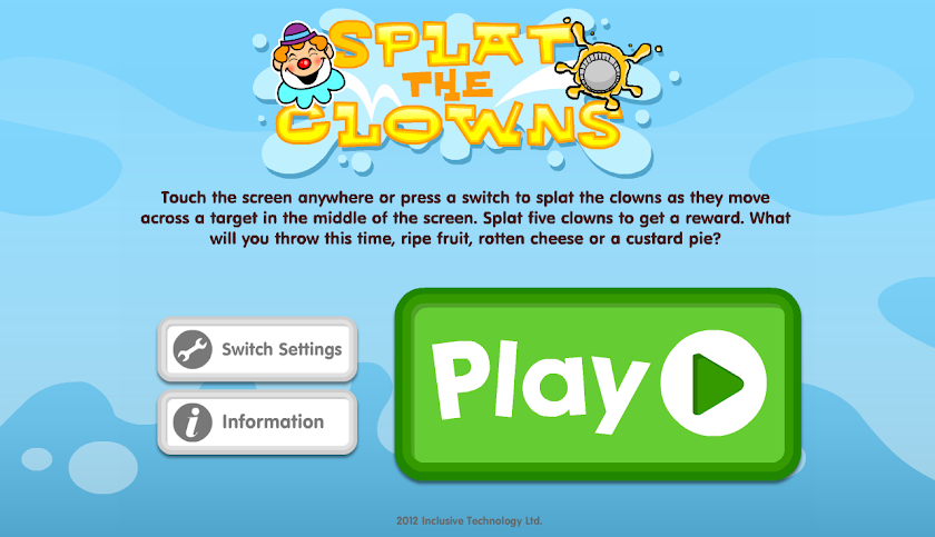 Splat The Clowns Screen 1