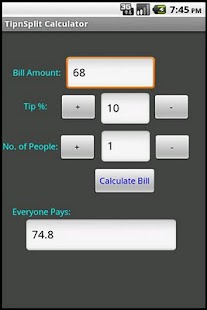Free Easy Tip & Split Calculator APK for Android