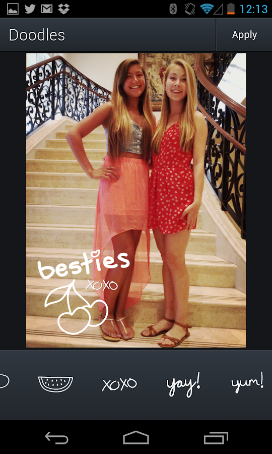 Aviary Stickers: Doodles - screenshot