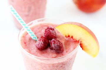 Peach Raspberry Smoothie