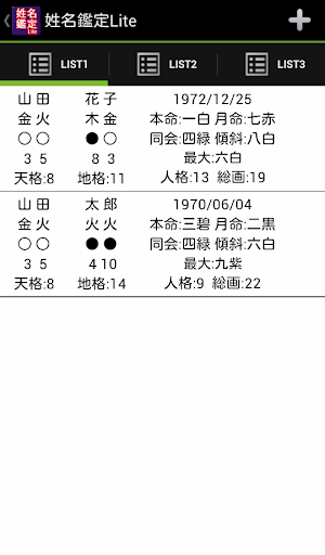 姓名鑑定Lite