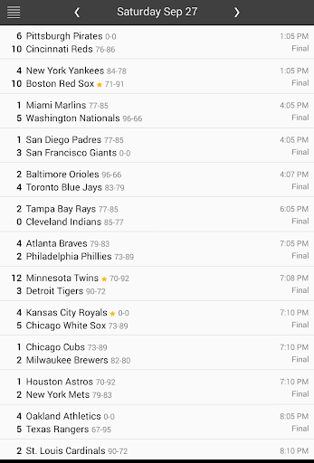 【免費運動App】Baseball Scores MLB Schedule-APP點子