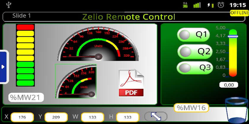 ScadaTouch Basic (HMI-Modbus) Screen 2