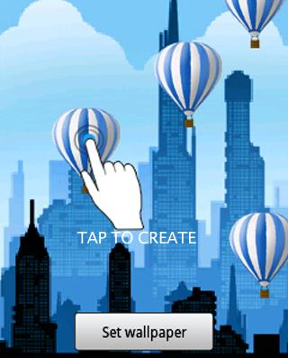 Hot air balloon Live Wallpaper