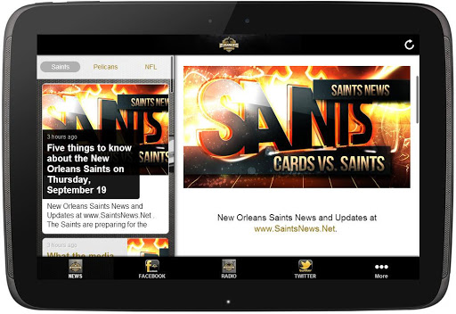 【免費運動App】Saints News Radio Network-APP點子