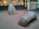 Skulpturer ved Albertslund Posthus