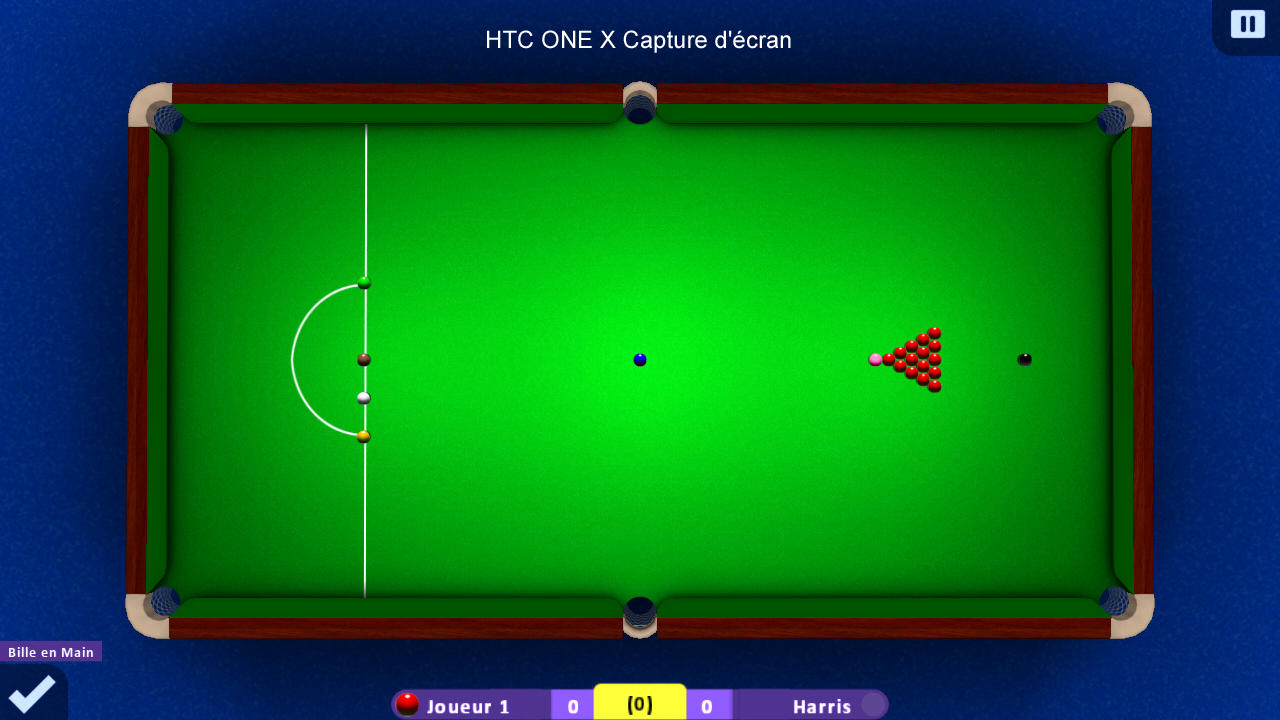 Android application INTERNATIONAL SNOOKER screenshort