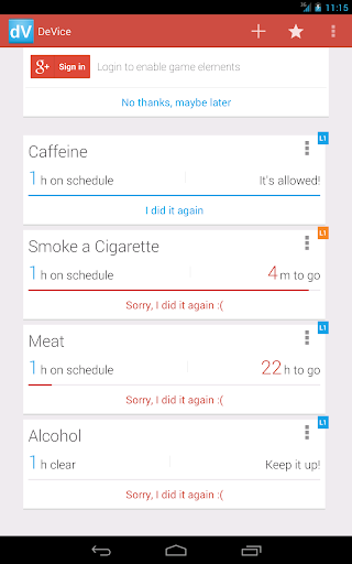 【免費生產應用App】DeVice: Defeat Your Addictions-APP點子