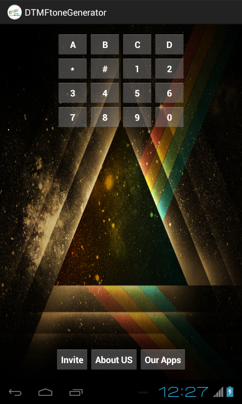 DTMF TONE GENERATOR PRO Screen 3