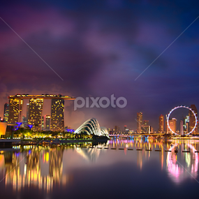 Awakening by Michael Pua - City,  Street & Park Night