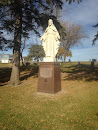 Jesus Statue At Hill County Cemetery