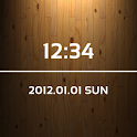 LiveWallpaper Wood Clock