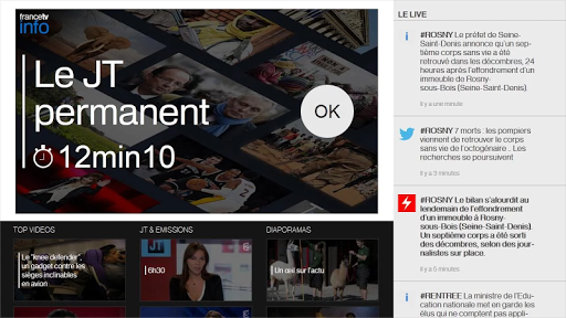 francetv info pour Android TV