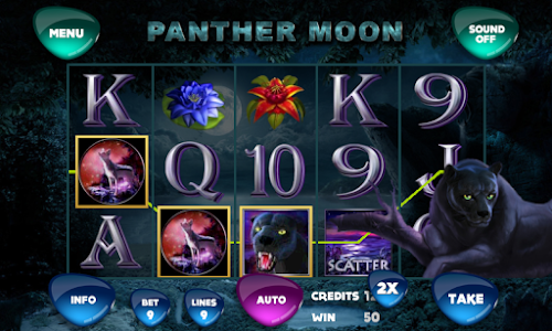 Android application Panther Moon Slot screenshort